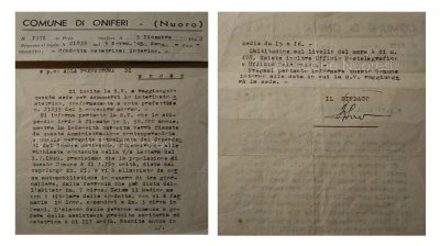 La lettera di incarico alla signora Anna Manetti