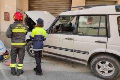 La scena dell'incidente
