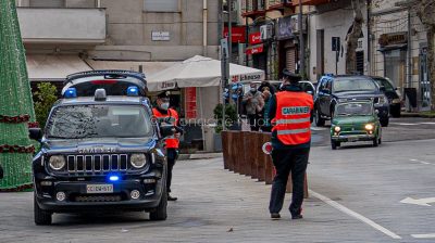 Nuoro, controlli dei Carabinieri (foto S.Novellu)