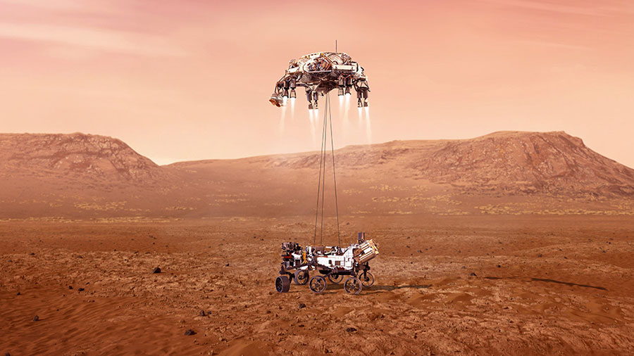 Il rover Perseverance della NASA è su Marte alla ricerca della vita