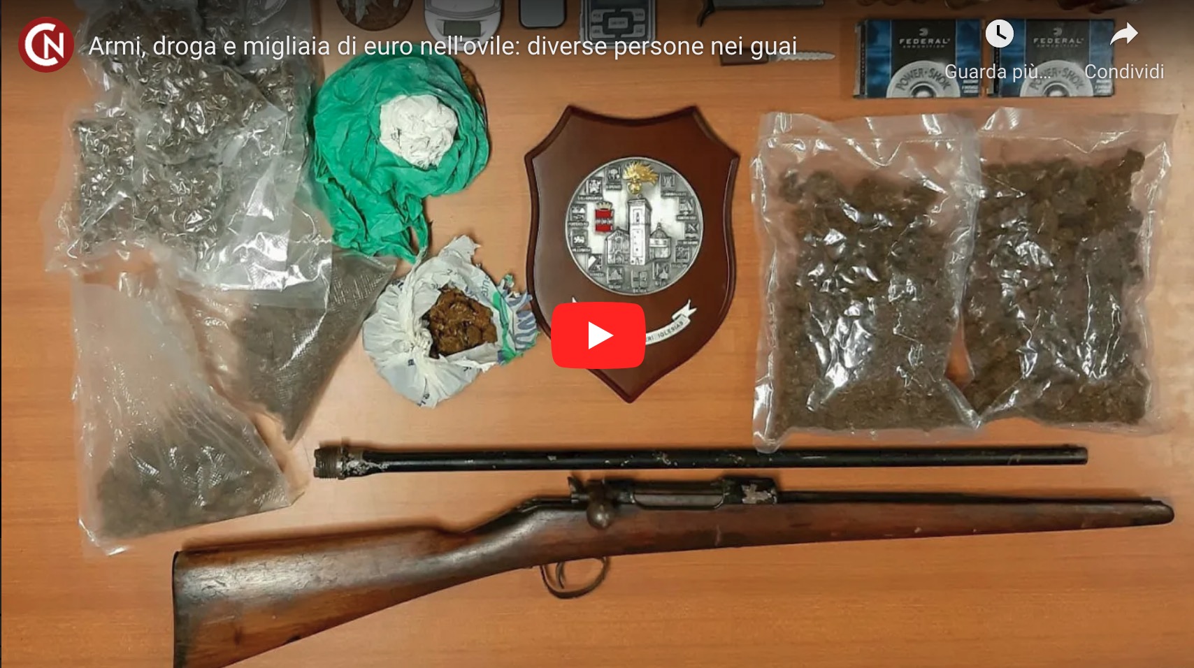 Nell’ovile cocaina, marijuana, armi e migliaia di euro: diverse persone nei guai a Siliqua e nel Nuorese