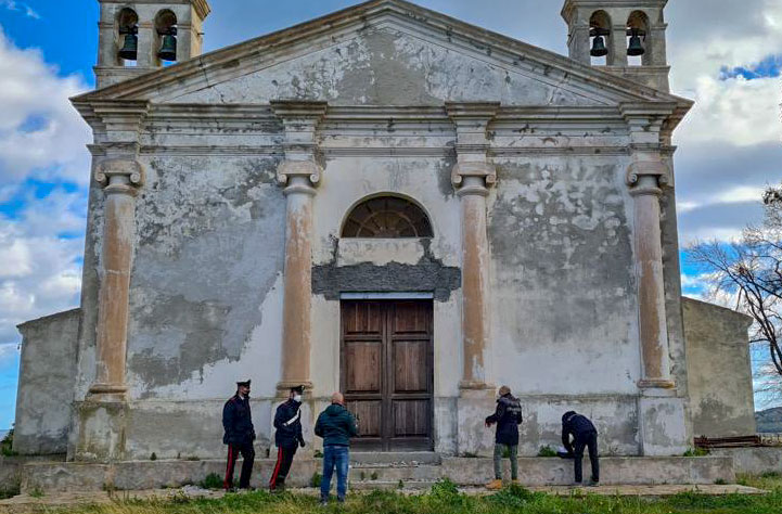 Siniscola. I Carabinieri sequestrano il Santuario campestre di Sant’Elena
