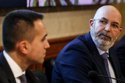 Vito Crimi e Luigi di Maio