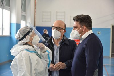L'assessore Nieddu con il commissario Temussi a Nuoro