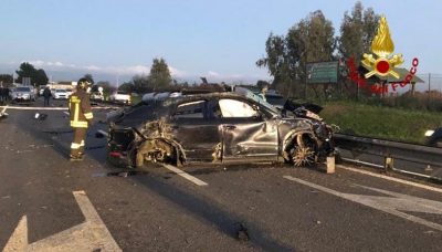 La scena dell'incidente