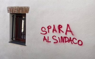 Le minacce al sindaco di Siniscola Gan Luigi Farris