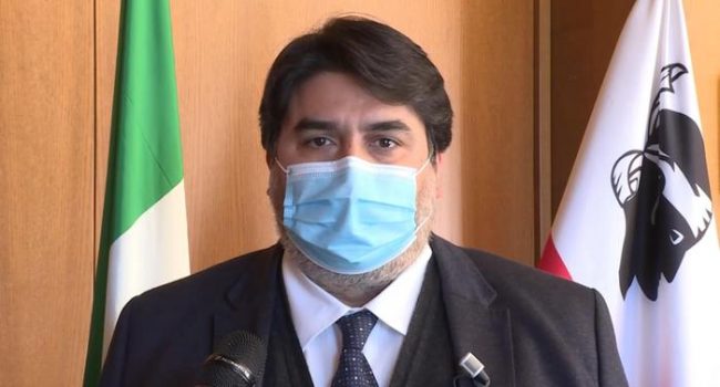 Il governatore della Sardegna Christian Solinas