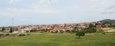 Una panoramica dell'abitato di Sindia