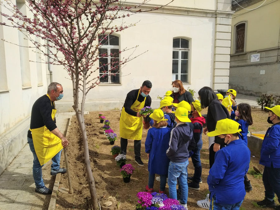 Nuoro. I bambini del Podda festeggiano la Primavera con Coldiretti