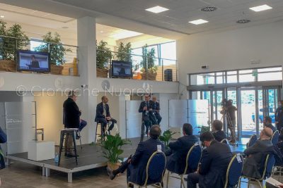 L'inaugurazione dell'hub aeroportuale di Olbia