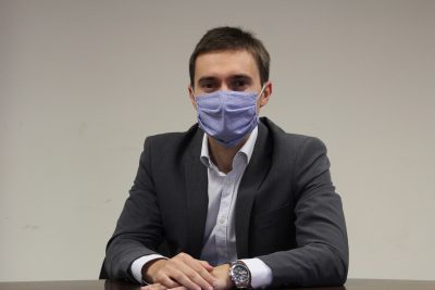 Il capogruppo del mM5s Michele Ciusa