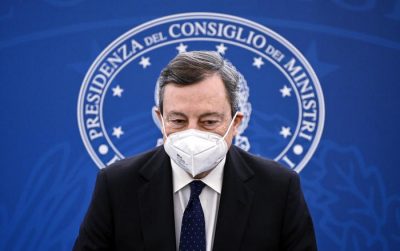 Il presidente del Consiglio Mario Draghi