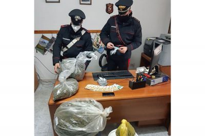 La droga rinvenuta a Ovodda