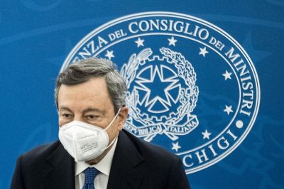 Il presidente Mario Draghi