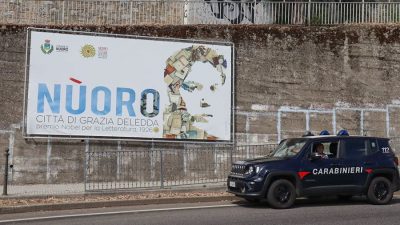 Nuoro, un posto di blocco dei Carabinieri