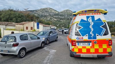 Orosei, la scena dell'incidente