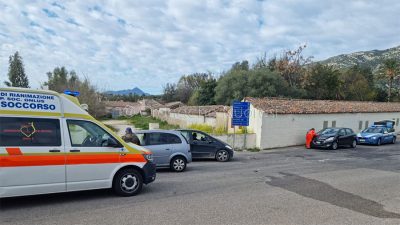 Orosei, la scena dell'incidente