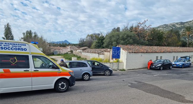 Orosei, la scena dell'incidente