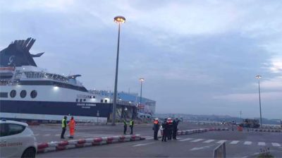 Sbarco al porto di Olbia