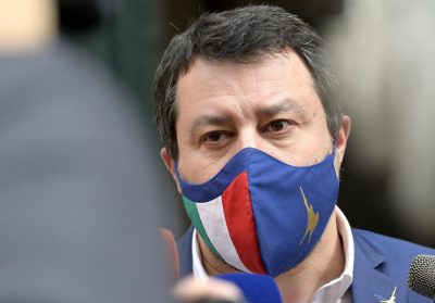 Il segretario della Lega, Matteo Salvini