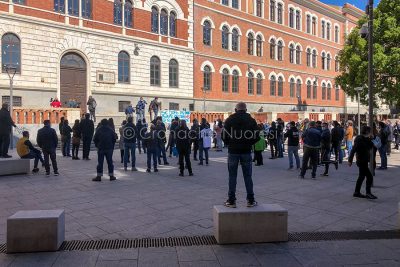 Cagliari, manifestazione per la riapertura delle attività (foto D.Meloni)