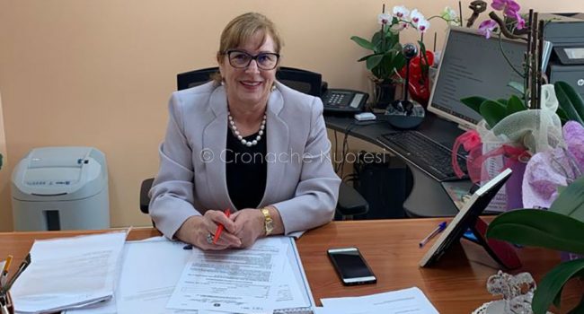 Il commissario per la ASSL di Nuoro Gesuina Cherchi