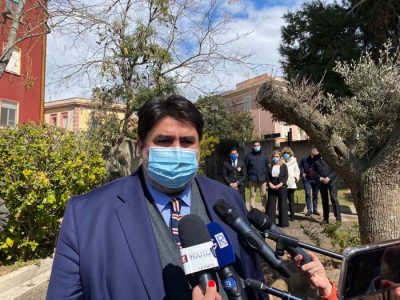 Il presidente Solinas