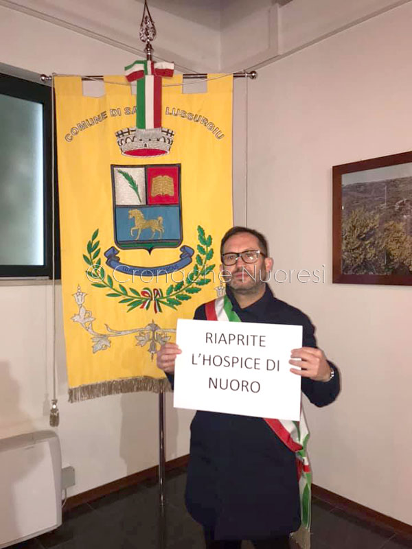 Il sindaco di Santu Lussurgiu Diego Loi