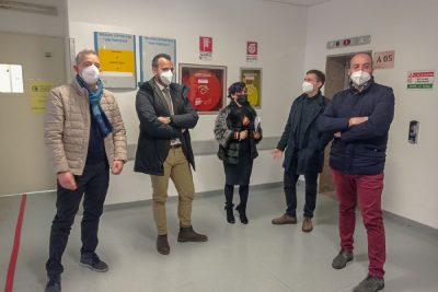 Il sopralluogo del M5S al San Francesco di Nuoro