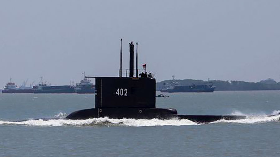 Sottomarino scomparso in Indonesia: a 700m di profondità con ossigeno per sole 72 ore