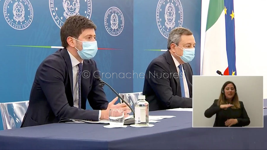 Covid. Draghi: da lunedì 26 allentamento delle chiusure, riaprono scuole e ristoranti