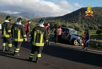 L'auto dopo l'incidente mortale