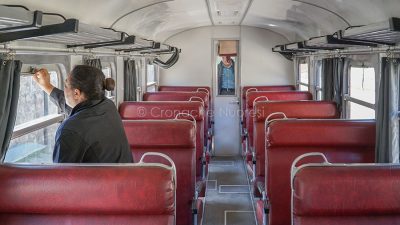L'interno di una Littorina (foto S.Novellu)