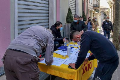 Nuoro, raccolta del sangue dell'AVIS ai Giardini (foto S.Novellu)