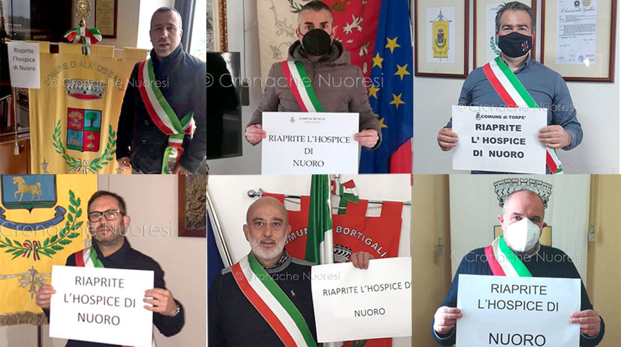 Diventa virale sui social l’adesione dei sindaci alla protesta per la chiusura dell’hospice di Nuoro