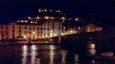 Uno scorcio notturno di Bosa (foto S.Novellu)