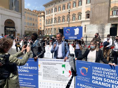 La delegazione del Wedding sardo a Roma