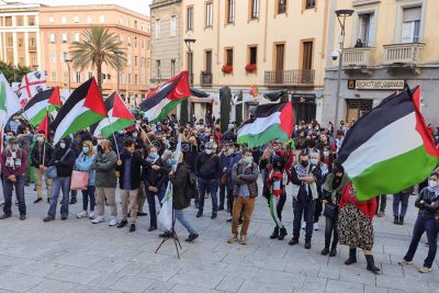 Cagliari, manifestazione per la resistenza palestinese (foto Cronache Nuoresi)