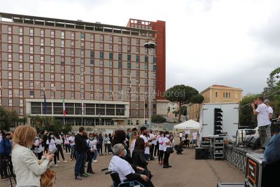 Cagliari. Manifestazione delle Magliette Bianche (foto K.Lai)