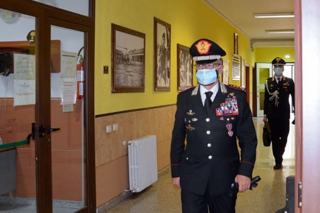 Comandante Interregionale Carabinieri Carmelo Burgio in visita al Comando di Nuoro