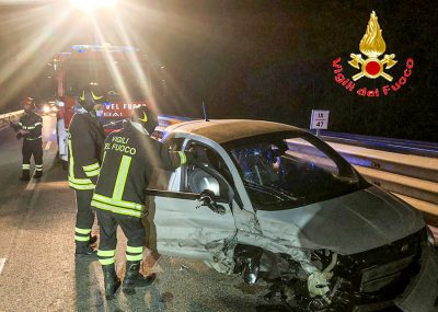 La scena dell'incidente