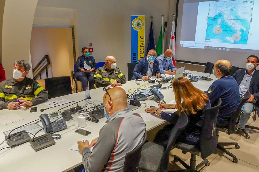 La Protezione Civile Sarda in riunione per monitorare il rientro del razzo cinese in atmosfera