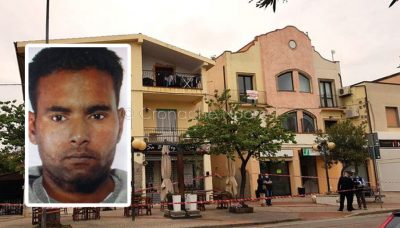 Tortolì, la casa di Mirco Farci e nel riquadro l'assassino Masih Shahid