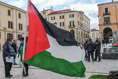 Una delle recenti manifestazioni di solidarietà al popolo palestinese tenutasi in Sardegna