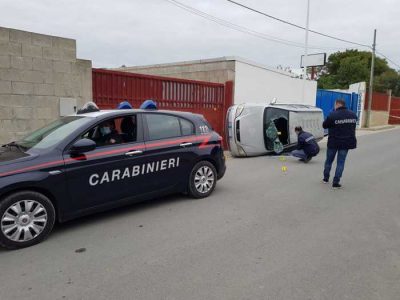 La scena dell'incidente