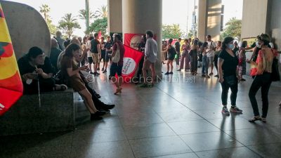 Cagliari, manifestazione contro le esercitazioni militari in Sardegna
