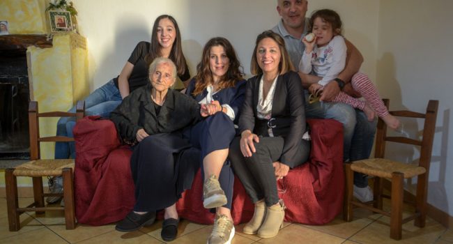 Silvia Flore e la sua famiglia 