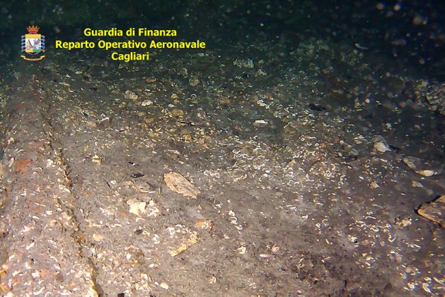 Il fondale del porto di Arbatax