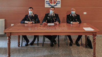 La conferenza stampa sull'arresto alla Caletta (foto S.Meloni)