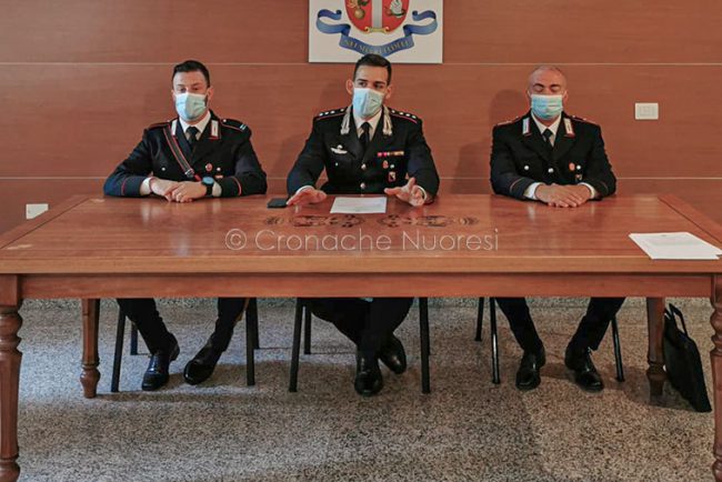 La conferenza stampa sull'arresto alla Caletta (foto S.Meloni)